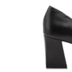 Scarpin Couro Preto/Alt Nobuck Preto/Alt Lezard Preto - imagem 7