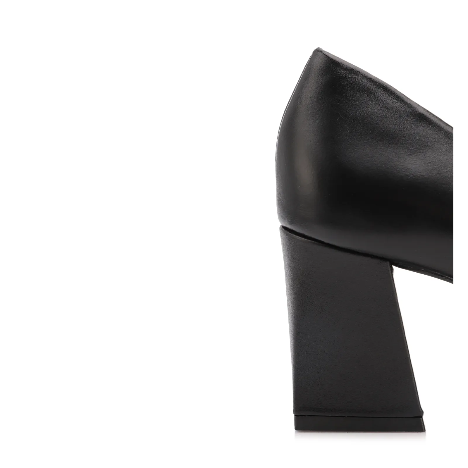 Scarpin Couro Preto/Alt Nobuck Preto/Alt Lezard Preto