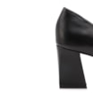 Scarpin Couro Preto/Alt Nobuck Preto/Alt Lezard Preto - imagem 7