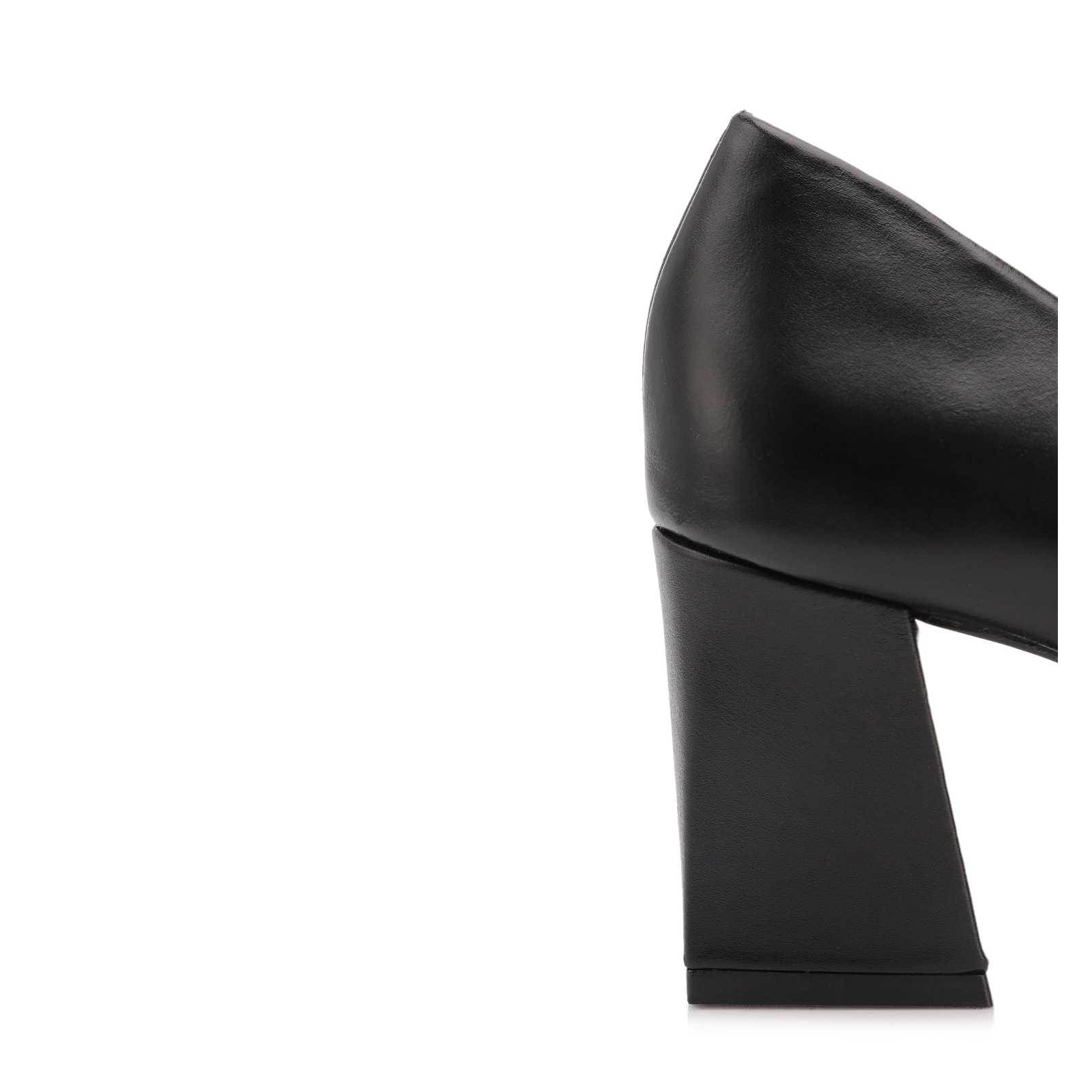 Scarpin Couro Preto/Alt Nobuck Preto/Alt Lezard Preto