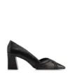 Scarpin Couro Preto/Alt Nobuck Preto/Alt Lezard Preto - imagem 2