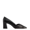 Scarpin Couro Preto/Alt Nobuck Preto/Alt Lezard Preto - imagem 2