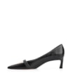 Scarpin Couro Preto/Alt Off White - imagem 4