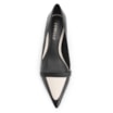 Scarpin Couro Preto/Alt Off White - imagem 5