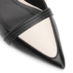 Scarpin Couro Preto/Alt Off White - imagem 6