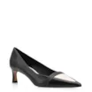Scarpin Couro Preto/Alt Off White - imagem 1