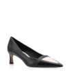 Scarpin Couro Preto/Alt Off White - imagem 1