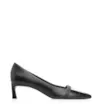 Scarpin Couro Preto/Alt Off White - imagem 2