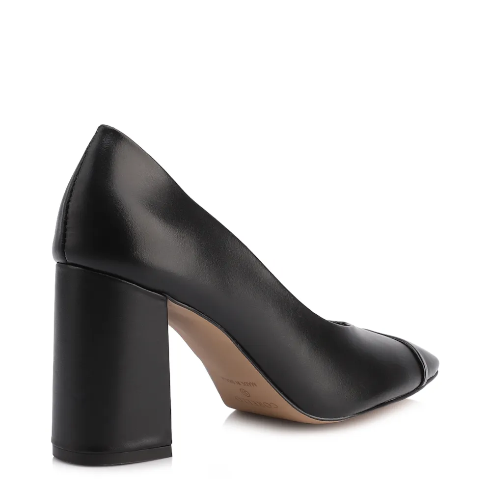 Scarpin Couro Preto/Alt Verniz Preto - imagem 4