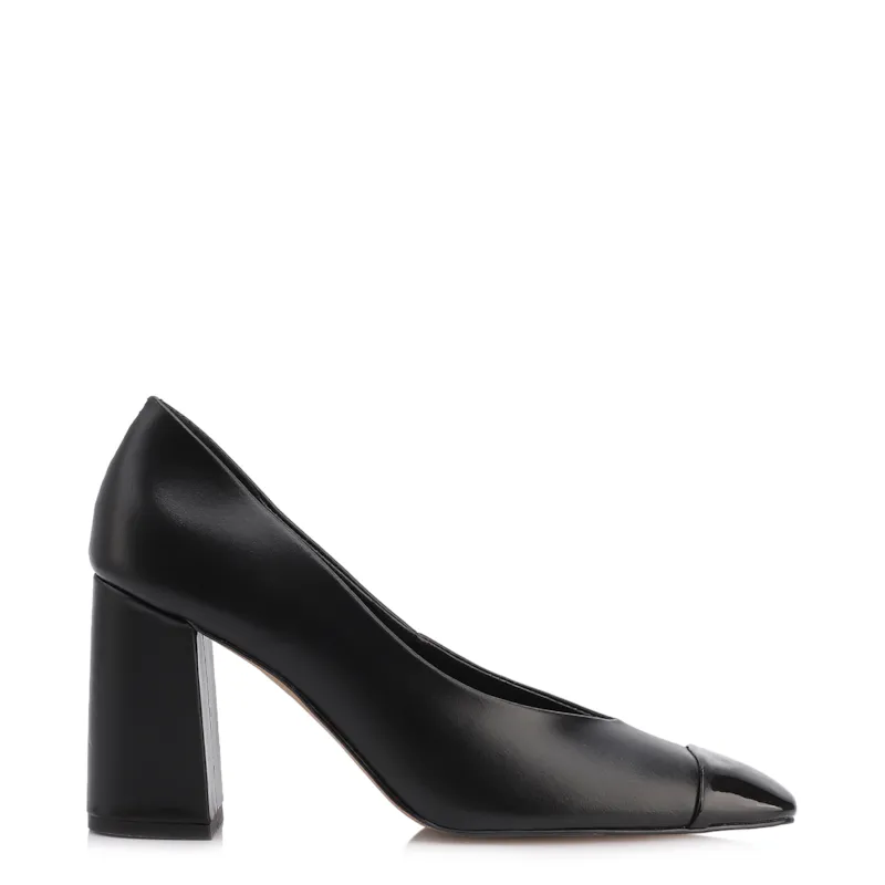 Scarpin Couro Preto/Alt Verniz Preto - foto 3