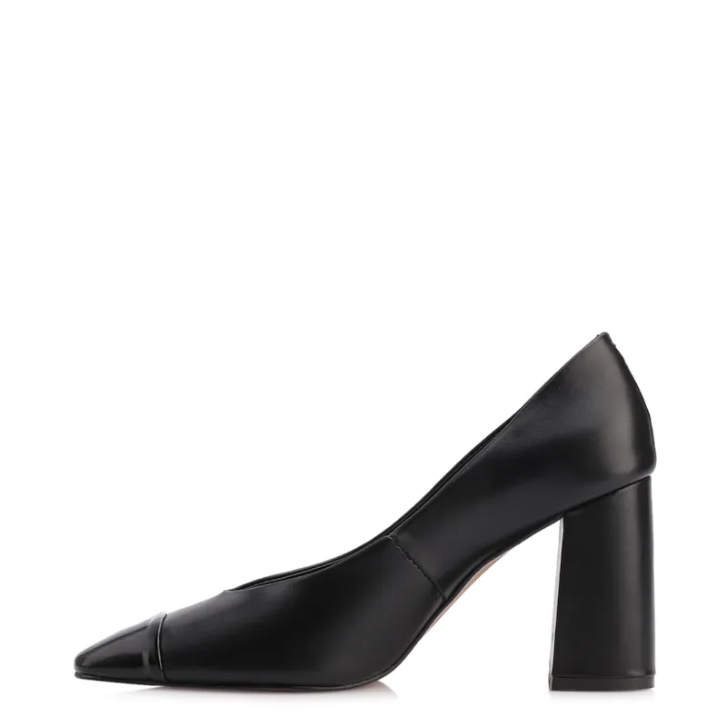 Scarpin Couro Preto/Alt Verniz Preto - foto 5