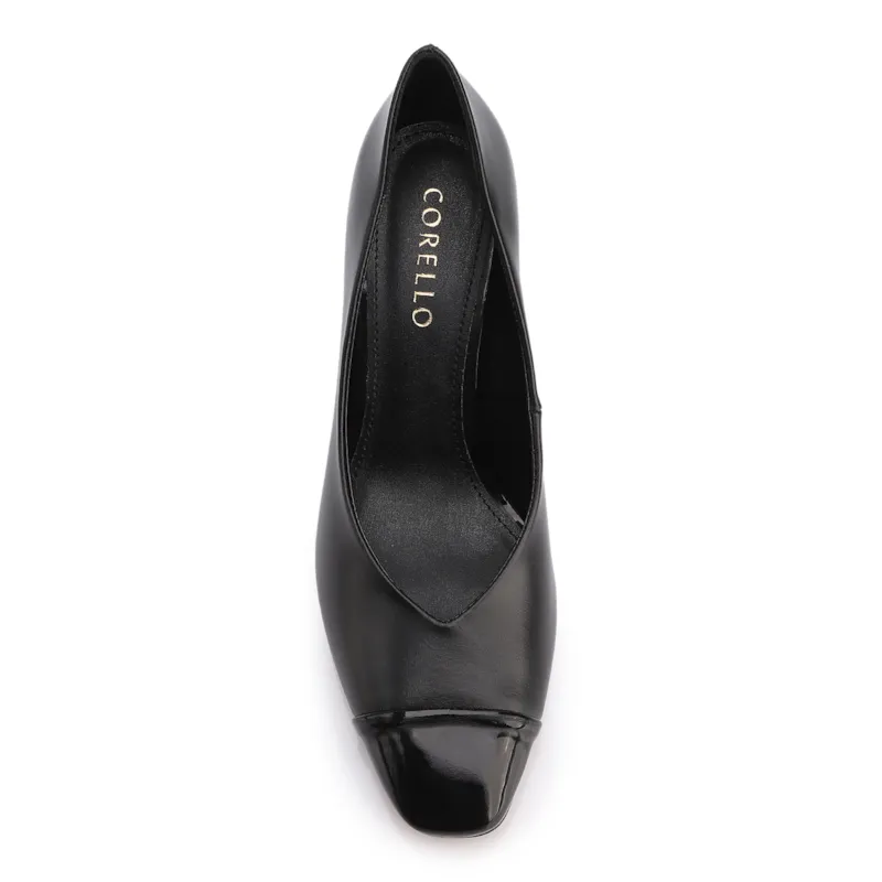 Scarpin Couro Preto/Alt Verniz Preto - foto 6