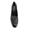 Scarpin Couro Preto/Alt Verniz Preto - imagem 6