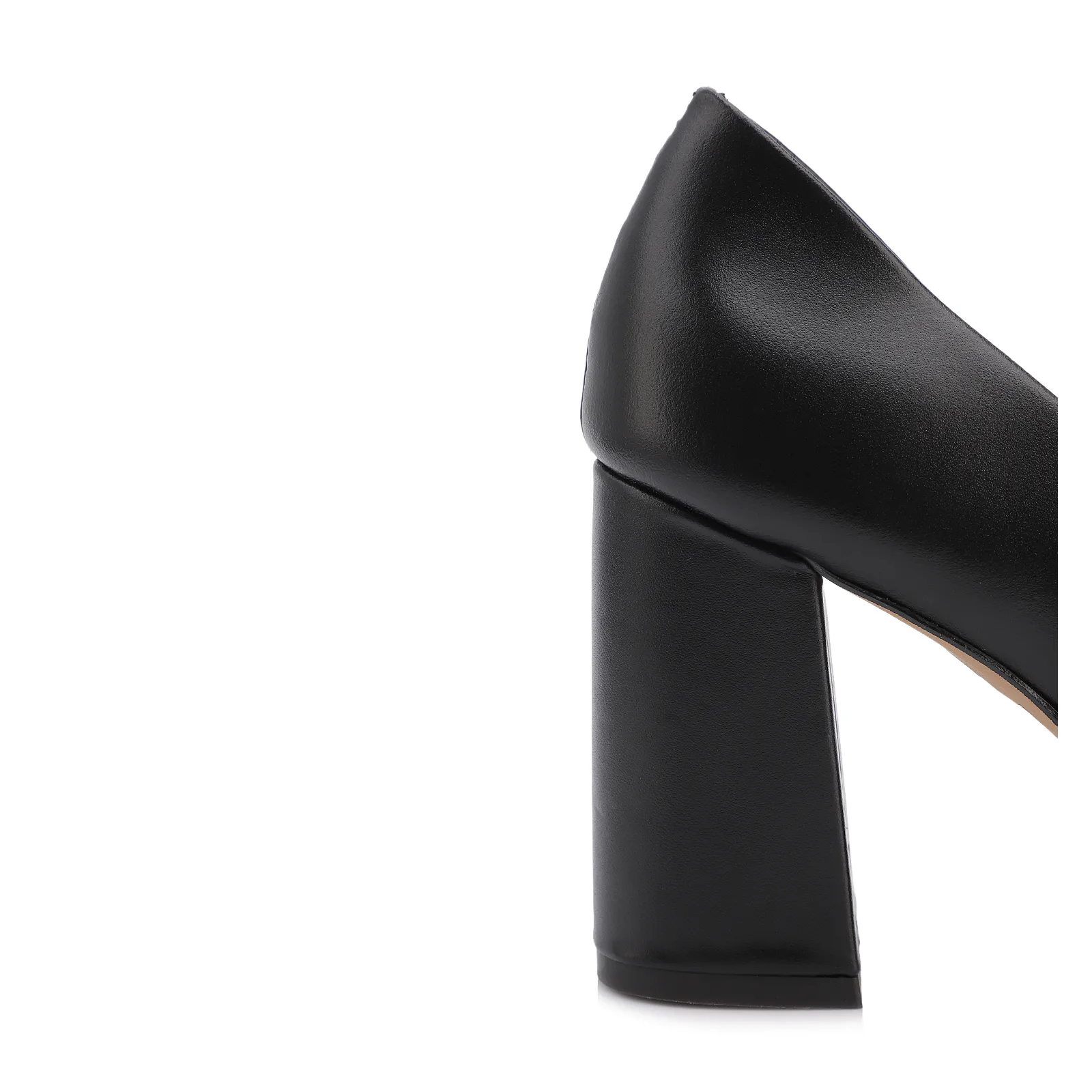 Scarpin Couro Preto/Alt Verniz Preto