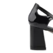 Scarpin Couro Preto/Alt Verniz Preto - imagem 7