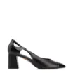 Scarpin Couro Preto/Alt Verniz Preto - imagem 2