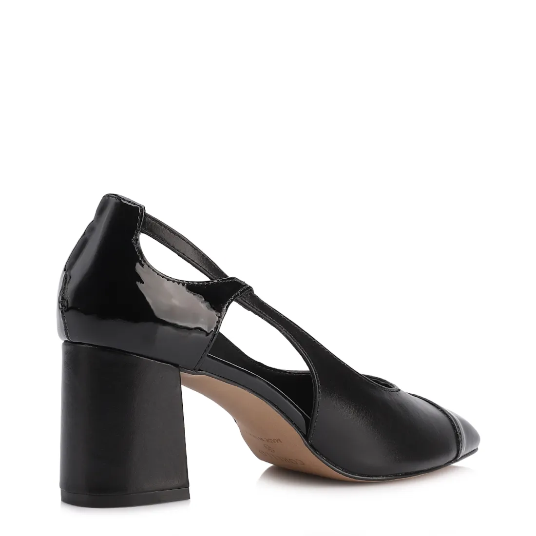 Scarpin Couro Preto/Alt Verniz Preto - foto 3