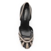 Scarpin Couro Preto/Bege - imagem 5