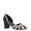 Scarpin Couro Preto/Bege - imagem 1