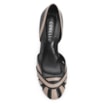 Scarpin Couro Preto/Bege - imagem 5