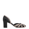 Scarpin Couro Preto/Bege - imagem 2