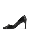 Scarpin Couro Preto/Off White - imagem 5