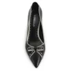 Scarpin Couro Preto/Off White - imagem 6
