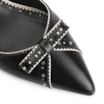 Scarpin Couro Preto/Off White - imagem 7