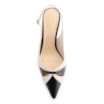 Scarpin Couro Preto/Off White - imagem 5