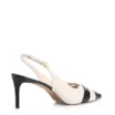 Scarpin Couro Preto/Off White - imagem 3