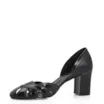 Scarpin Couro Preto/Verniz Preto - imagem 4
