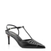 Scarpin Couro Preto/Verniz Preto - imagem 1