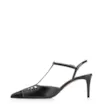 Scarpin Couro Preto/Verniz Preto - imagem 4