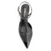 Scarpin Couro Preto/Verniz Preto - imagem 5