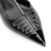 Scarpin Couro Preto/Verniz Preto - imagem 6