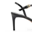 Scarpin Couro Preto/Verniz Preto - imagem 7