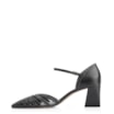 Scarpin Couro Preto/Verniz Preto - imagem 4