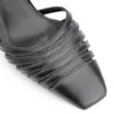 Scarpin Couro Preto/Verniz Preto - imagem 6