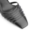 Scarpin Couro Preto/Verniz Preto - imagem 6