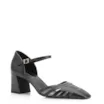 Scarpin Couro Preto/Verniz Preto - imagem 1