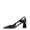Scarpin Couro Preto/Verniz Preto - imagem 4