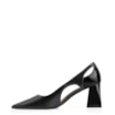 Scarpin Couro Preto/Verniz Preto - imagem 4