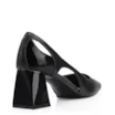 Scarpin Couro Preto/Verniz Preto - imagem 3
