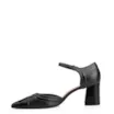 Scarpin Couro Preto/Verniz Preto - imagem 4