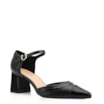 Scarpin Couro Preto/Verniz Preto - imagem 1