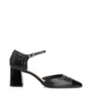 Scarpin Couro Preto/Verniz Preto - imagem 2