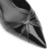 Scarpin Couro Preto/Verniz Preto - imagem 6