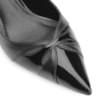 Scarpin Couro Preto/Verniz Preto - imagem 6