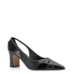 Scarpin Couro Preto/Verniz Preto - imagem 1