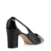 Scarpin Couro Preto/Verniz Preto - imagem 3